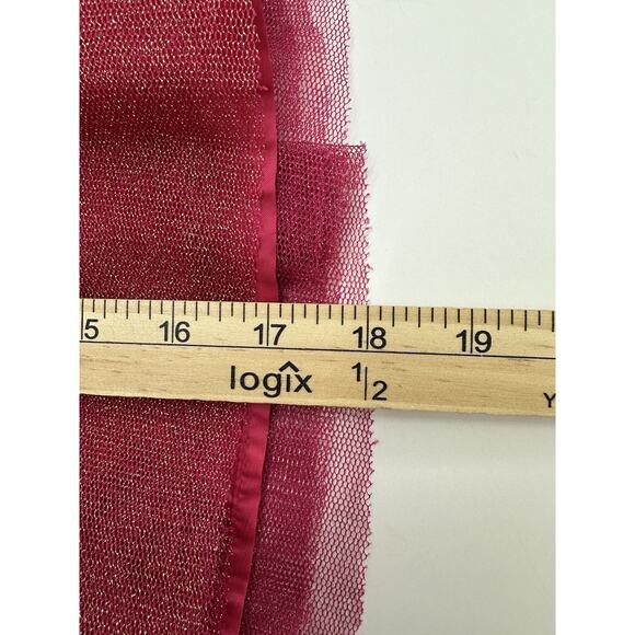 NWTS Girls Gap Kids Pink Shimmer Layered Skirt Size XL 12 - Picture 11 of 12